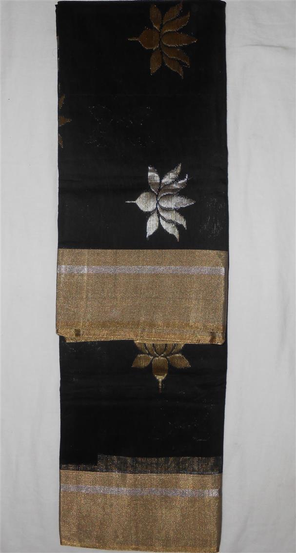 Handwoven Chanderi Kamal woota - Authentic Traditional Chanderi Saree - View 2
