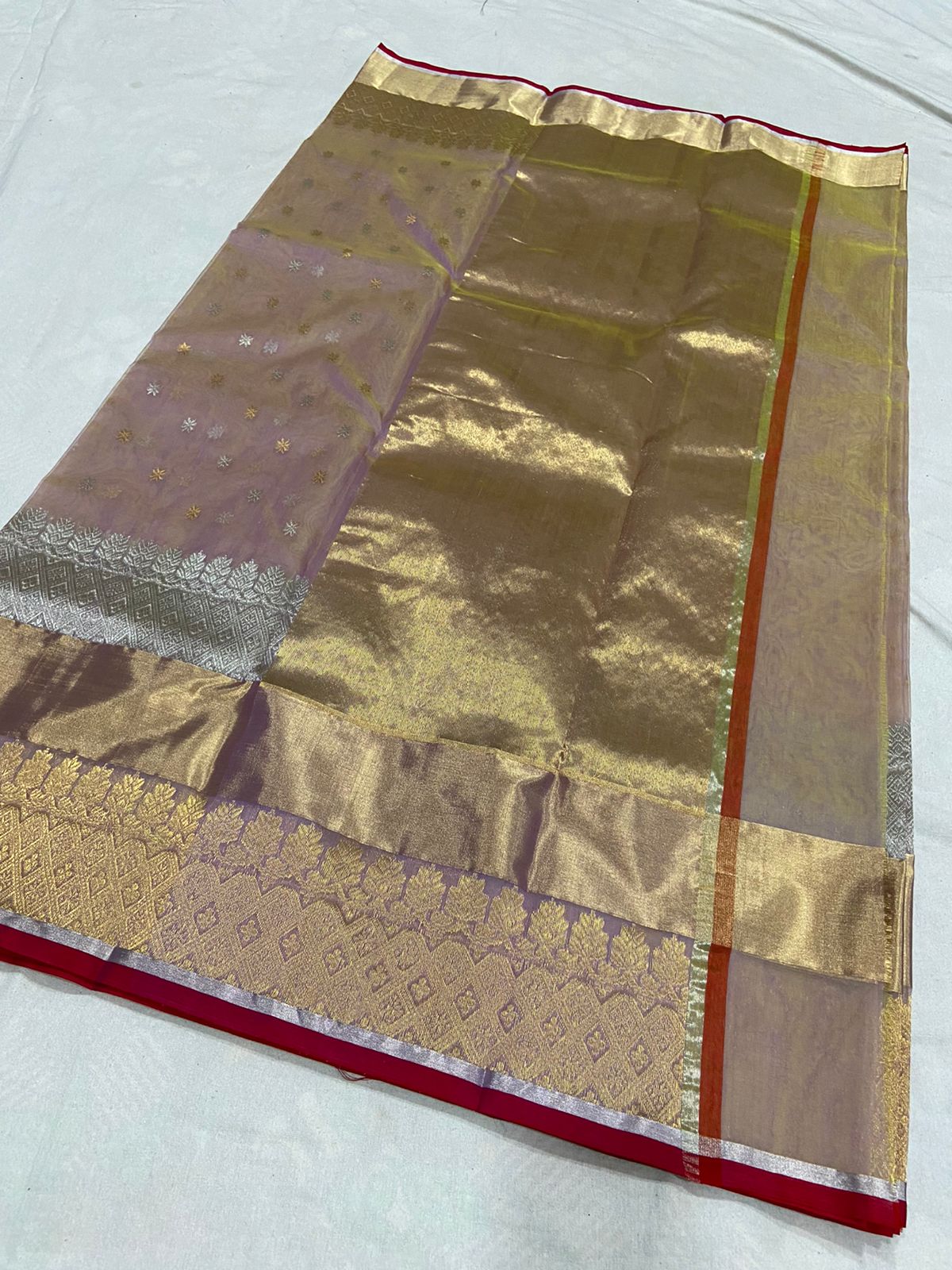Handwoven Pink Mountbatten Pink Color Organza Chanderi Katan Silk Saree - Authentic Chanderi silk sarees Chanderi Saree