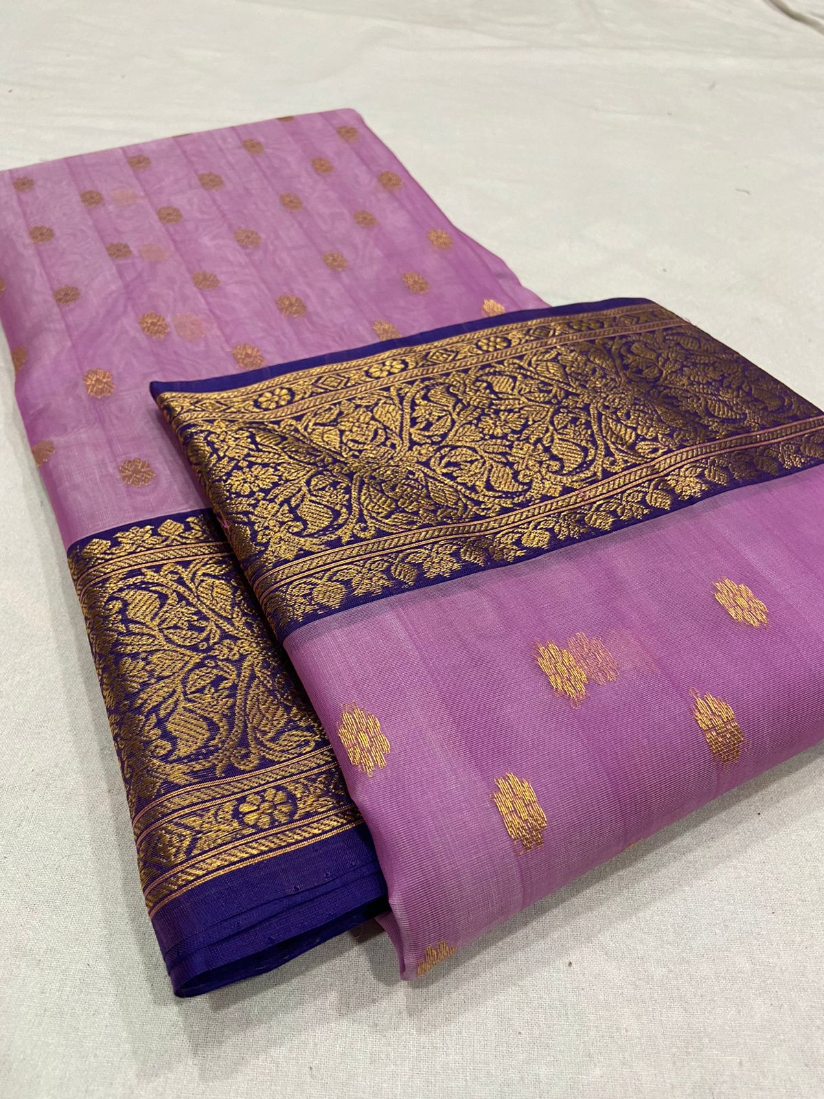 Handwoven Tapestry Color Organza Chanderi Katan Silk Saree - Authentic Chanderi silk sarees Chanderi Saree - View 3